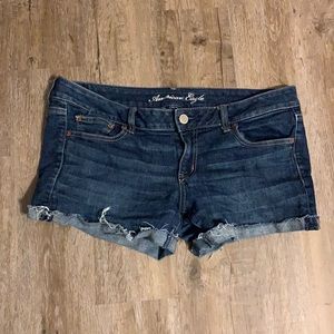 American eagle stretch jean shorts